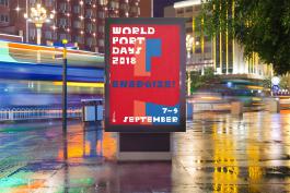 Rotterdam experimental typeface poster 